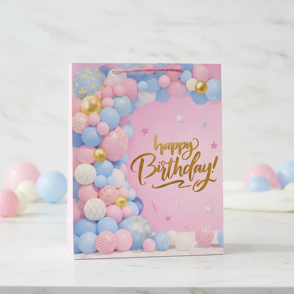 Bolsas De Regalo Una Docena Globos Con Letras Metálicas