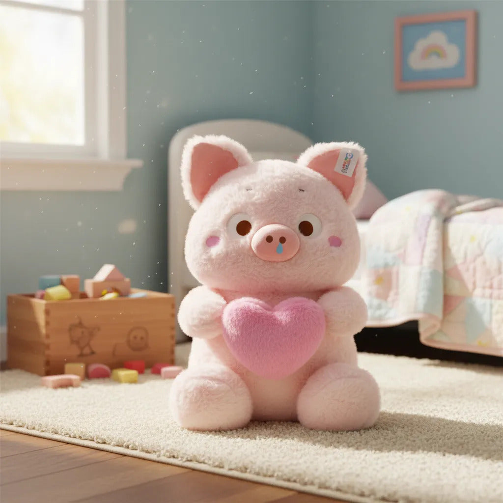 Peluche De Puerquito Grande Suave 52×32×30 Cm Candy Toys