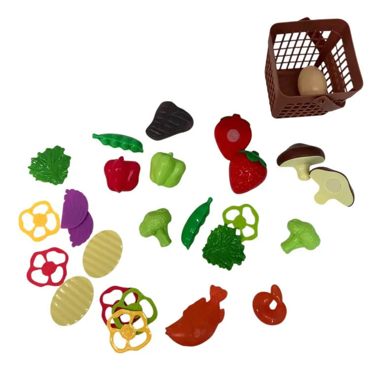 Cocina Infantil Marca Candy Toys Rosa Con 101 Piezas