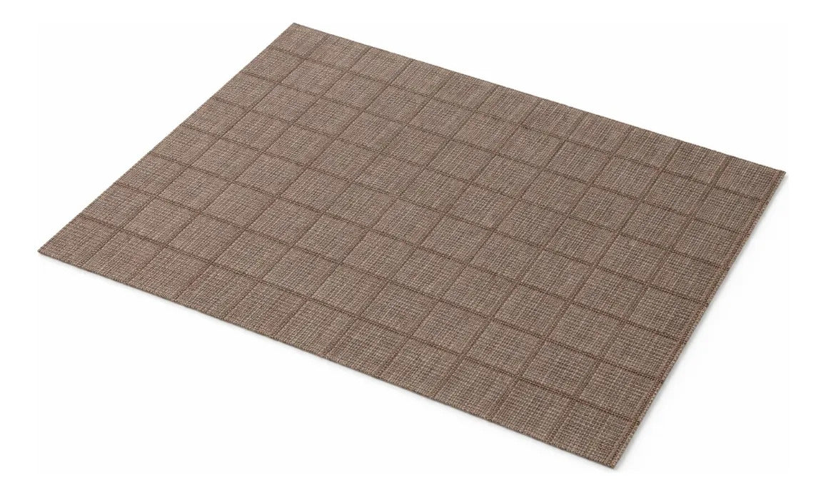 Manteles Individuales Set 6 Piezas Dos Colores Gris Y Cafe