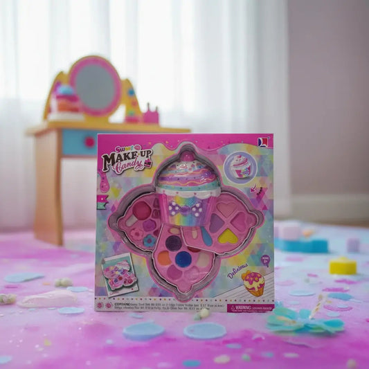 Set De Maquillaje En Estuche Cupcake 10 Piezascandy Toys