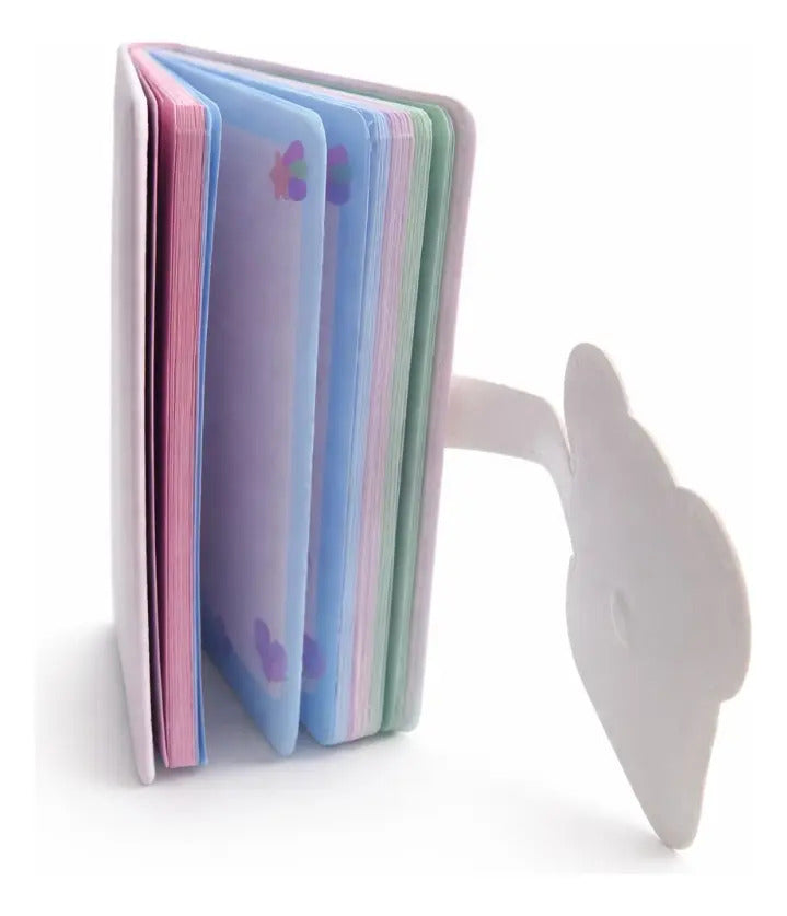 Agenda Escolar Lluvia 100 Hojas Colores Broche Magnético