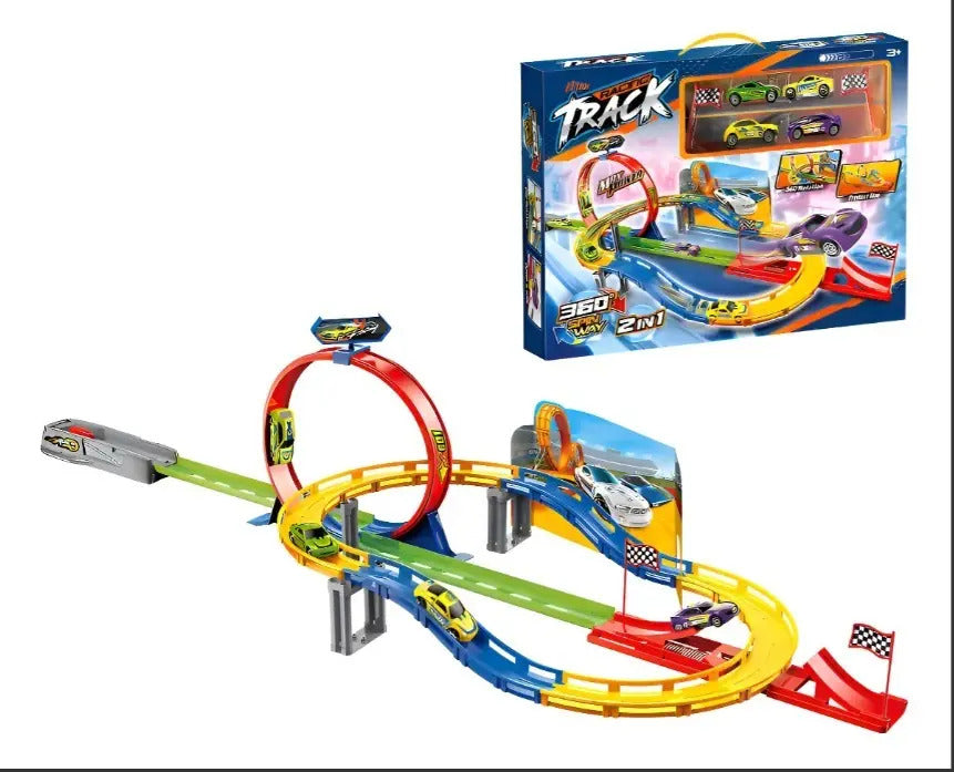 Pista Max Racing Track 360 De 24 Piezas Fricción Candy Toys