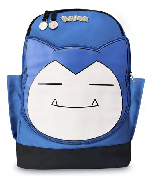 Mochila Primaria Yadatex Azul Pokémon Snorlax con Bolsillos