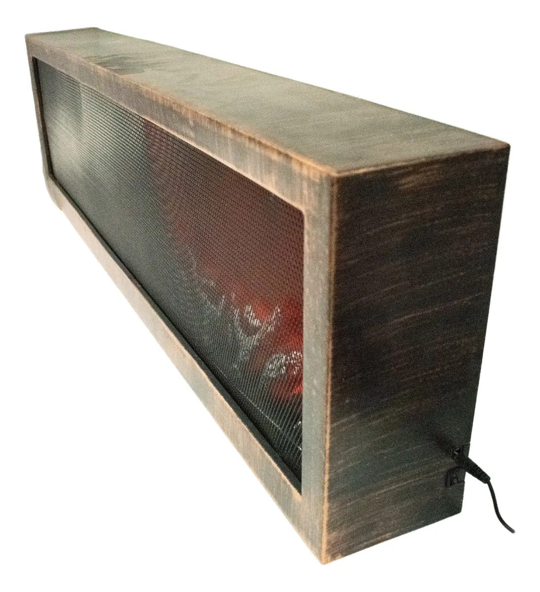 Chimenea Navideña Decorativa Lluvia 100x29x13 Cm