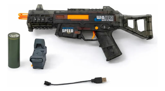 Pistola De Agua Eléctrica Rifle Recargable 3 Velocidades