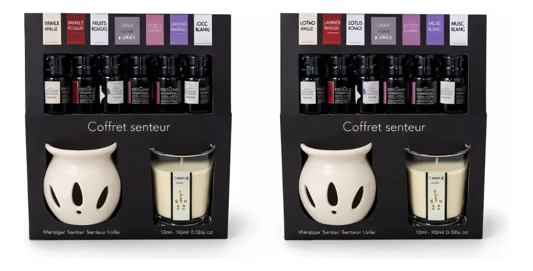 Set De Aromaterapia Love Home Con 6 Esencias Y Quemador