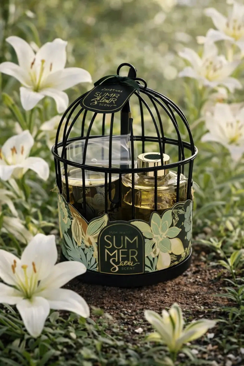 Set Aromaterapia Summer Scent Con Vela Y Difusor 3 Aromas
