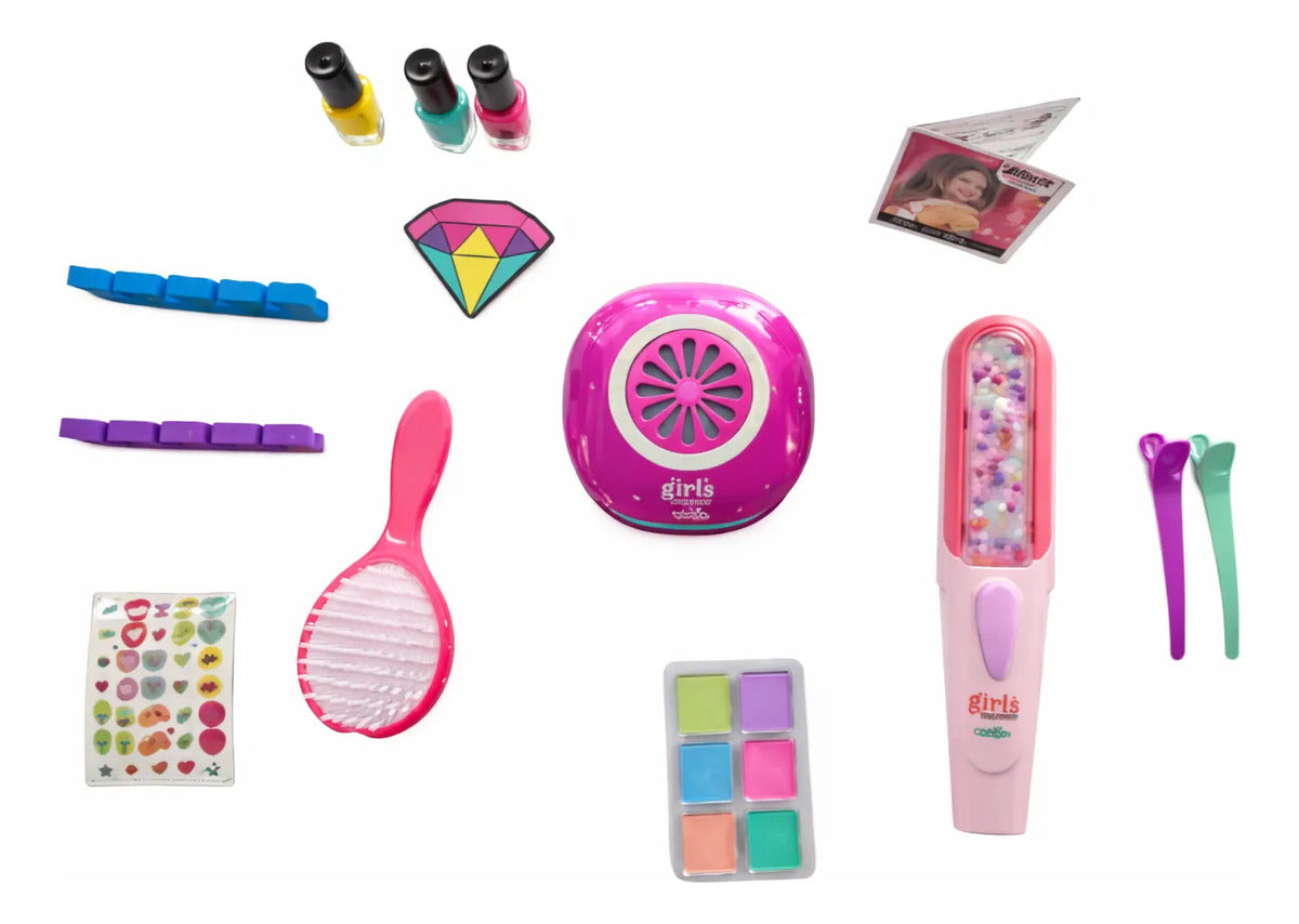 Set De Uñas Con Lampara Y Mechas Candy Toys 18 Piezas
