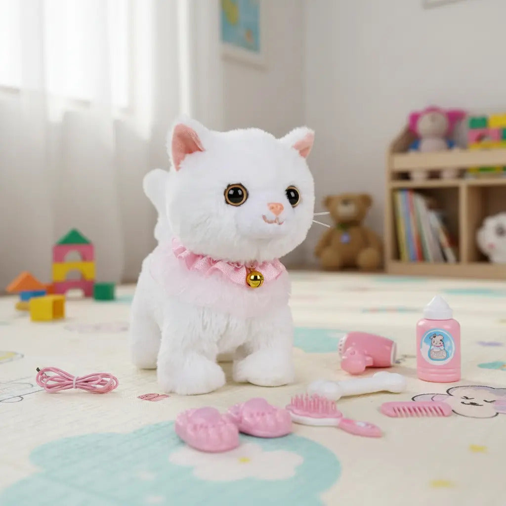 Gato Electrónico Candy Toys Con Movimiento Y Sonido
