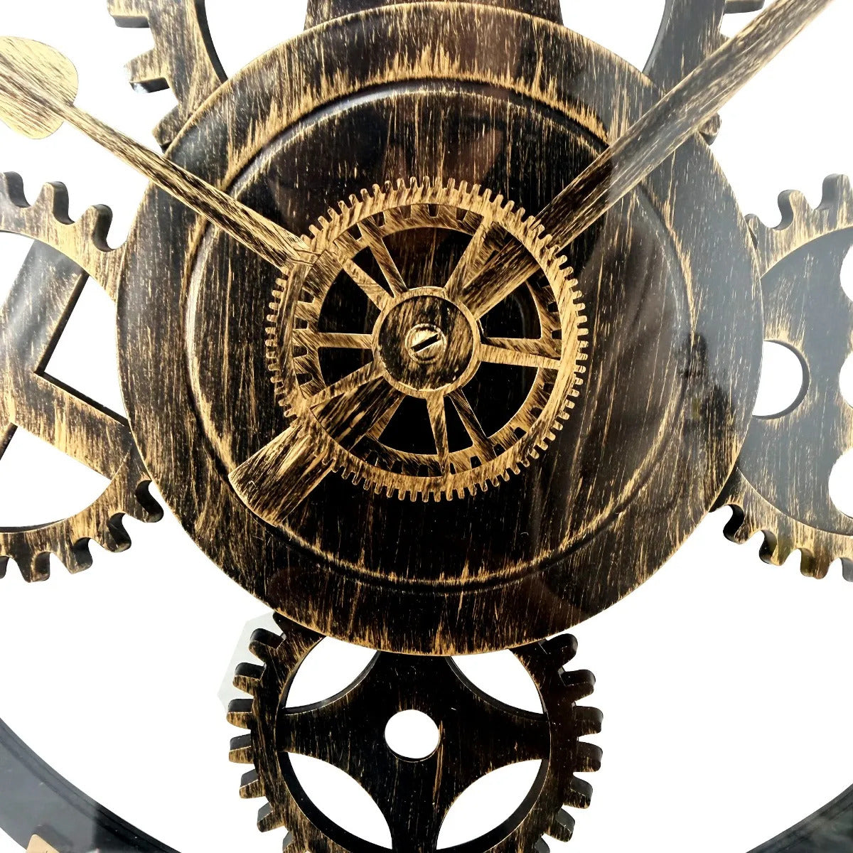 Reloj de Pared Lluvia Lights Oro Viejo con Negro 50 cm