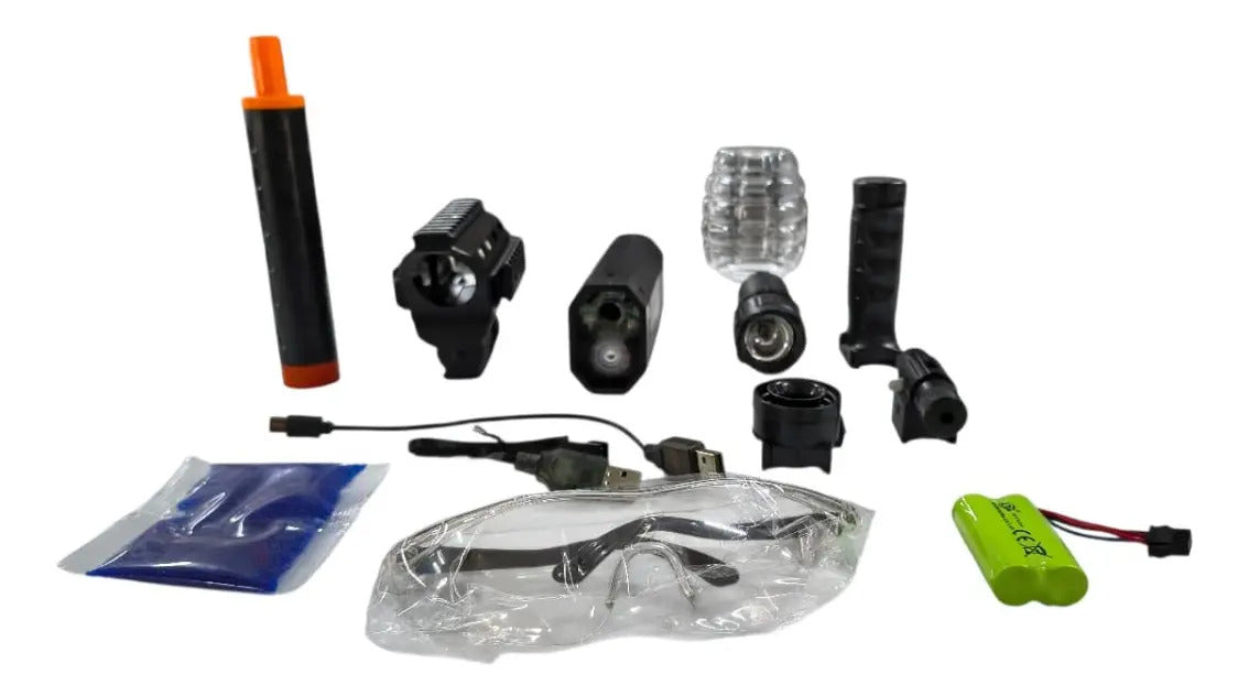 Pistola Candy Toys D8ah Con Luz Y 30,000 Balas