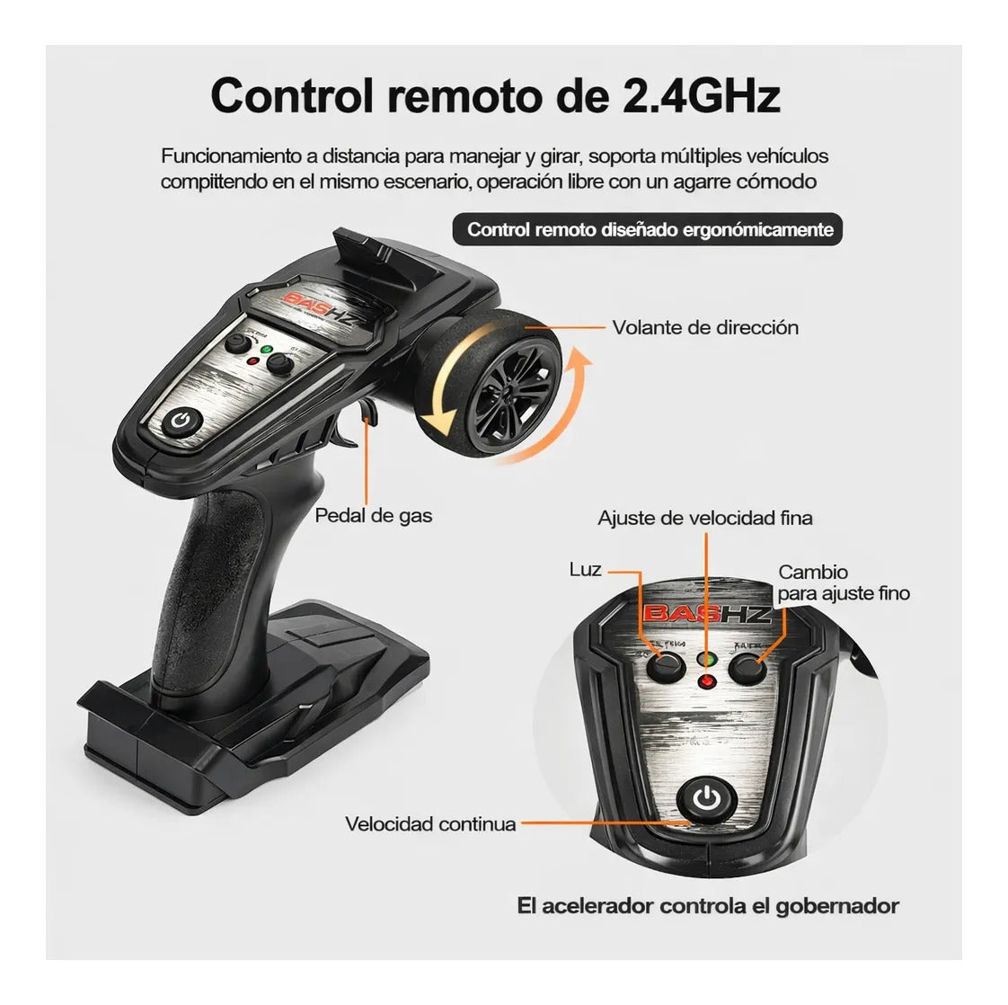 Carro A Control Remoto Candy Toys Off Road 36 Km/h 1.16