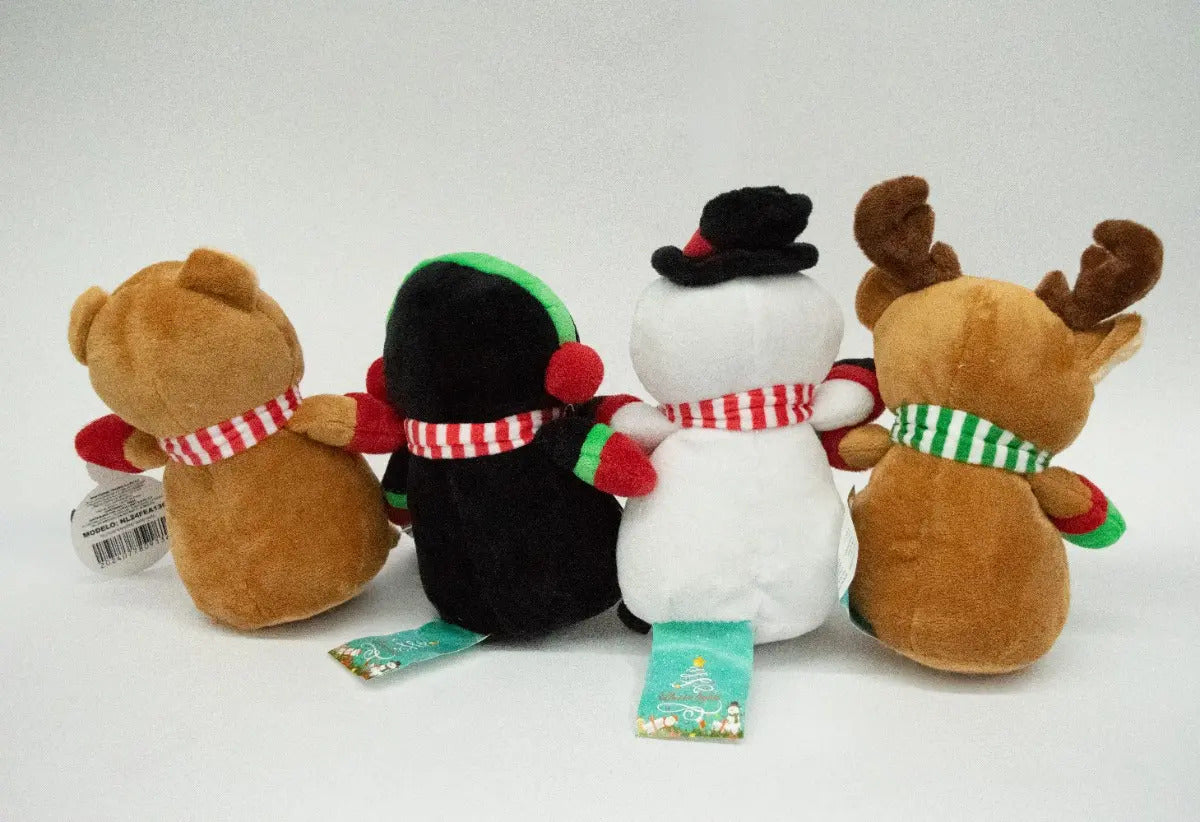 Decoración Navideña Muñecos 4 Figuras Dieferentes 15x6x9