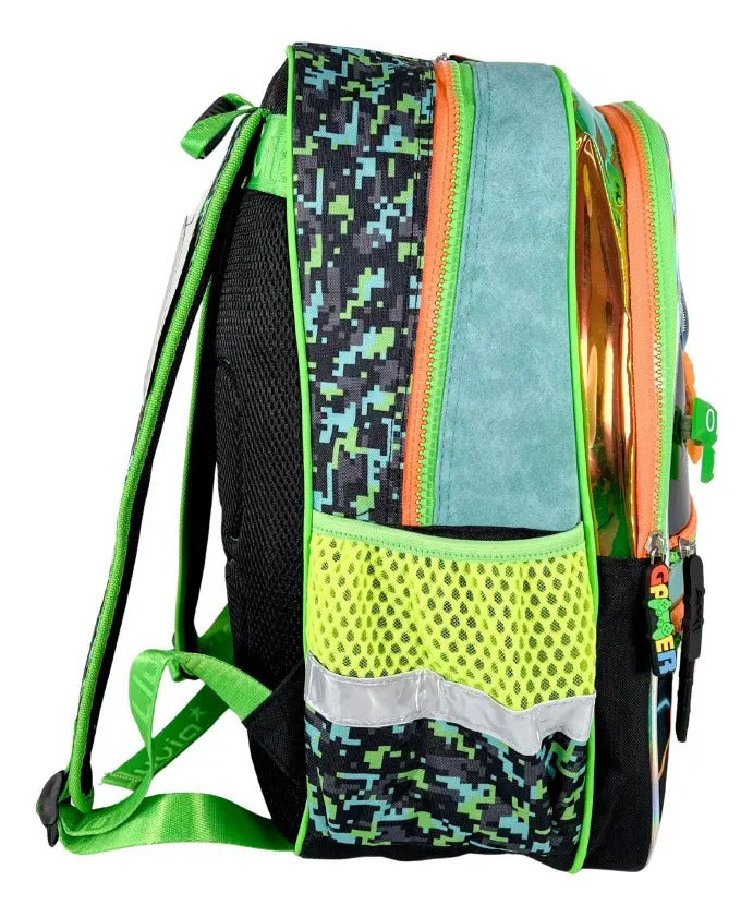 Mochila Marca Lluvia Diseño Game Negro
