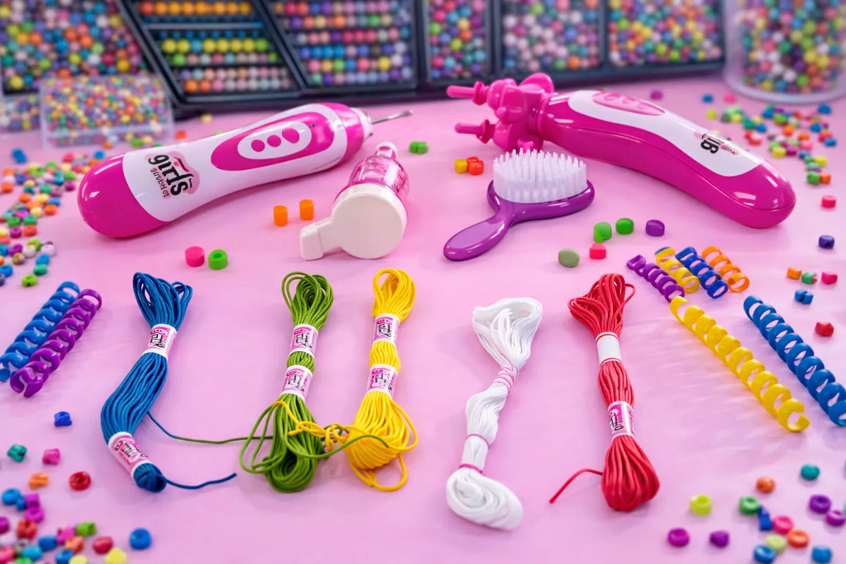 Set 3 En 1 Con Máquina De Estilo Candy Toys