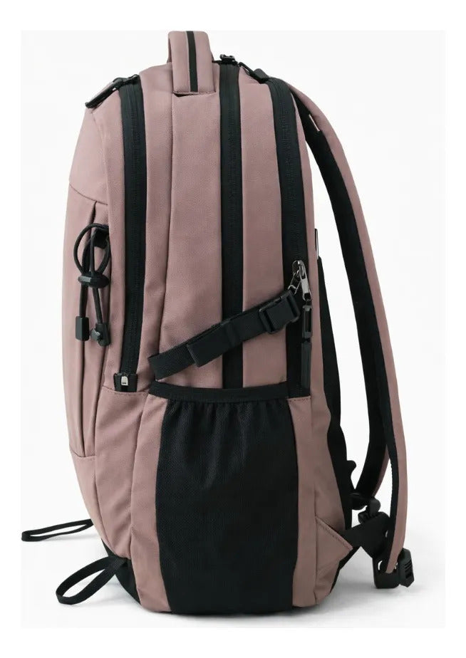 Mochila Lluvia Juvenil Rosa Práctica Con Bolsillos Laterales