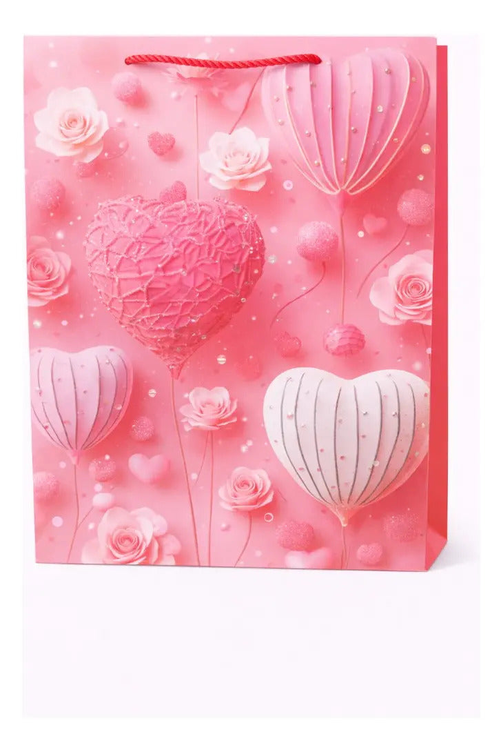 Bolsa De Regalo Una Docena Diseño De Corazones Romanticos