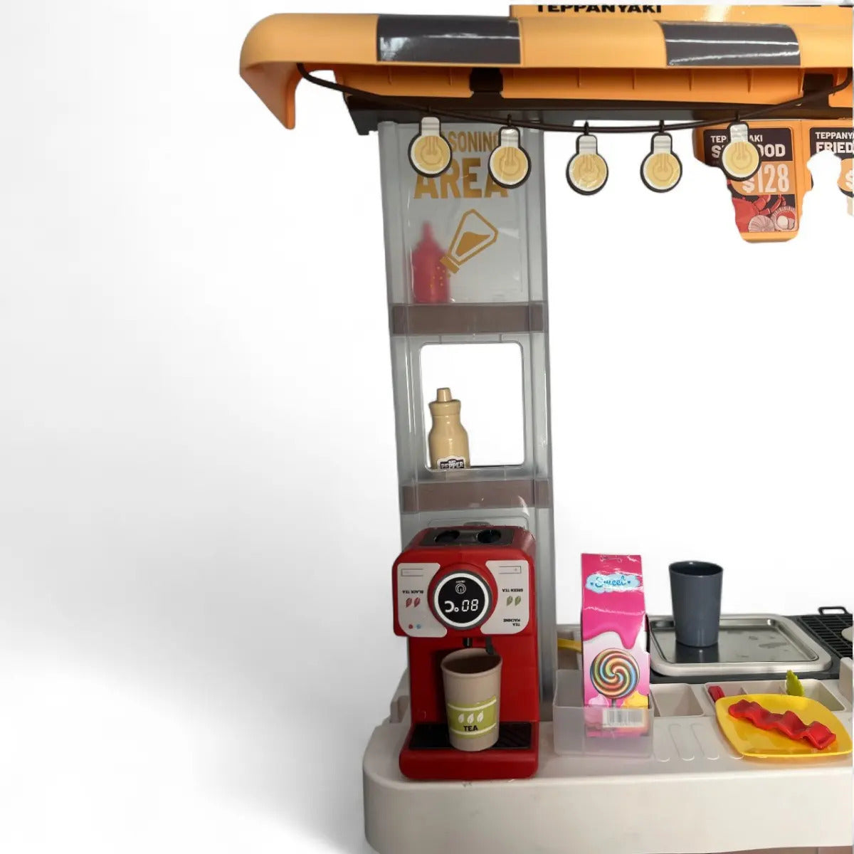 Set De Comida Marca Candy Toys Teppanyaki Grill 83 Piezas
