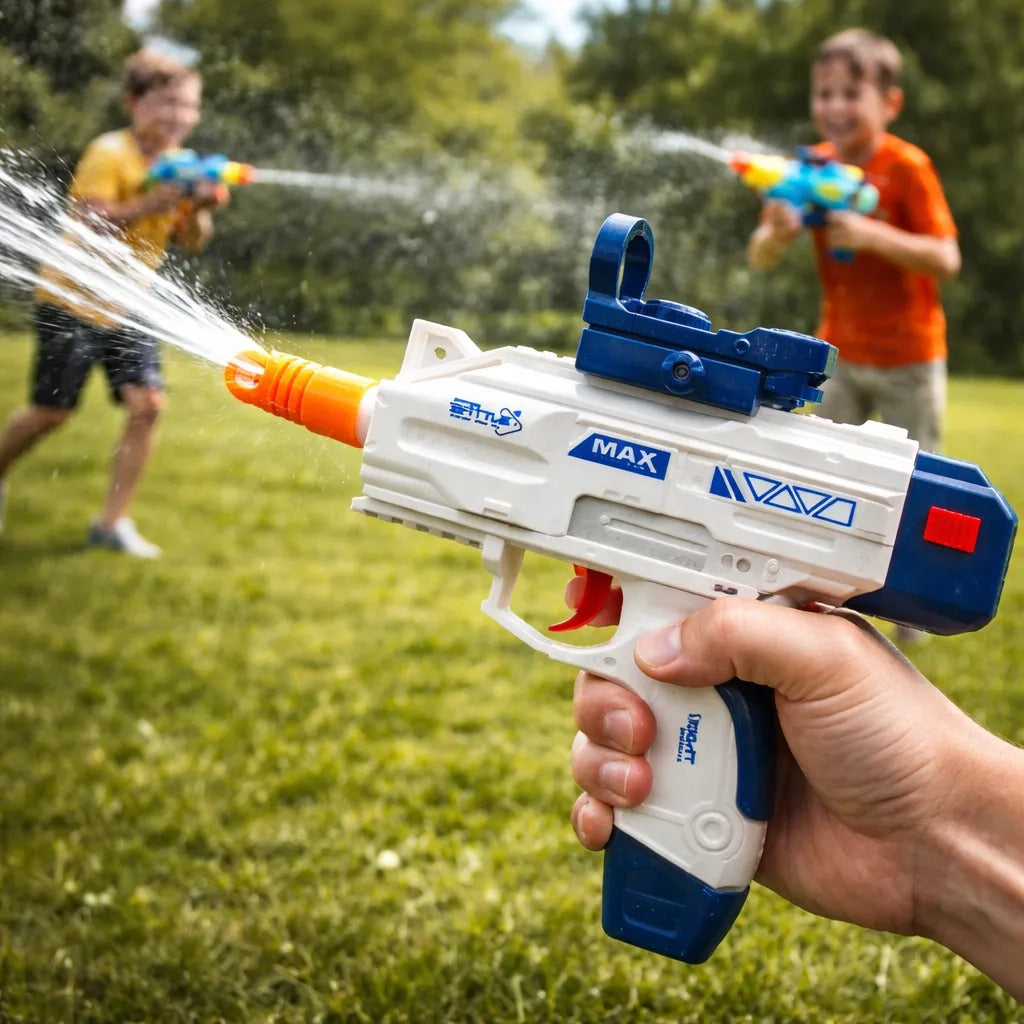 Pistola De Agua Automática Con 2 Tanques Intercambiables