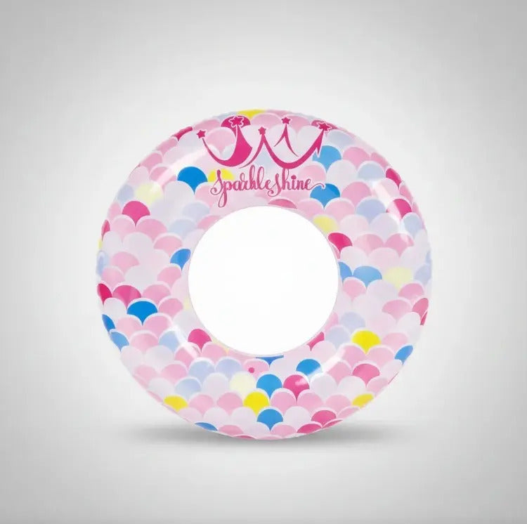 Salvavidas Sun Club Escamas Con Detalles Brillantes 90 Cm