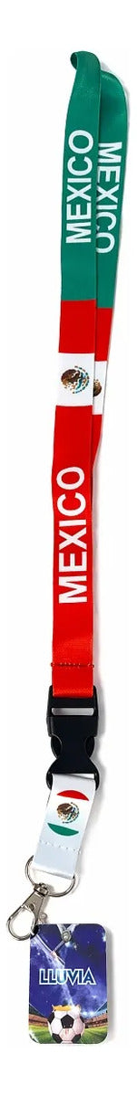 Set Tricolor México Bufanda Bandera Y Accesorios Patrios