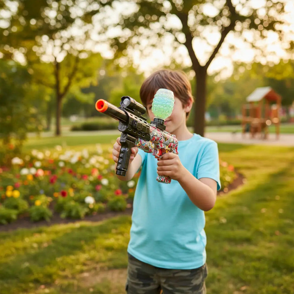 Pistola Candy Toys D8ah Con Luz Y 30,000 Balas