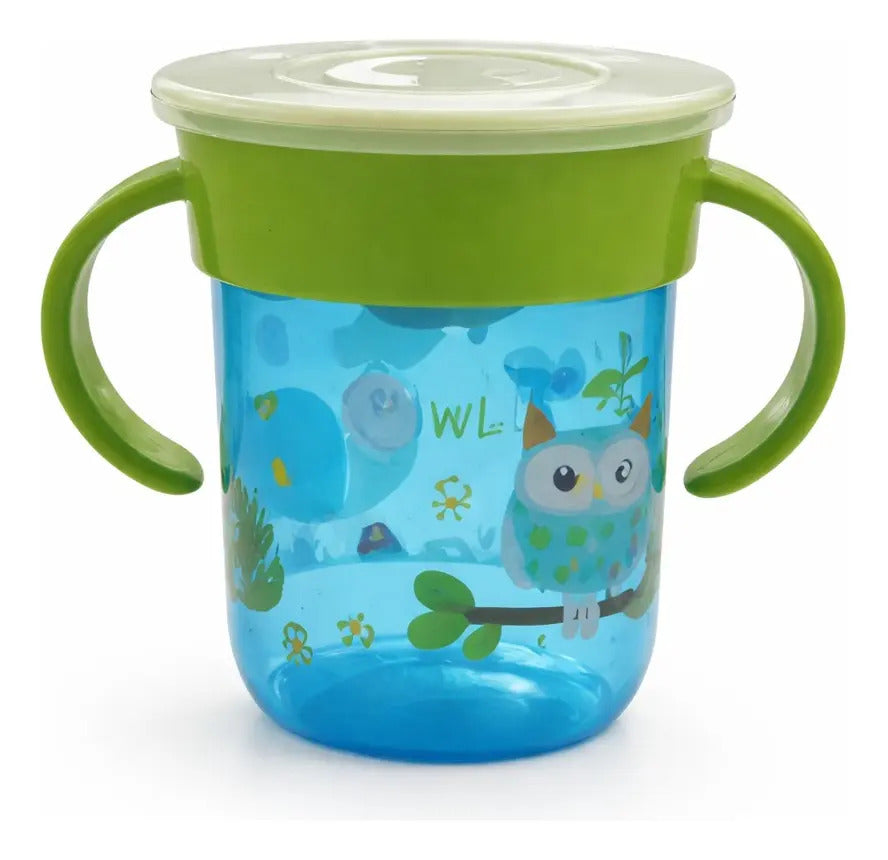 Vaso Antiderrame 250 Ml Entrenador Para Bebé Bpa Free