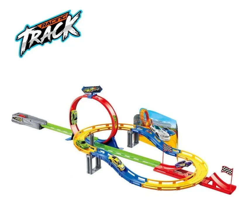 Pista Max Racing Track 360 De 24 Piezas Fricción Candy Toys