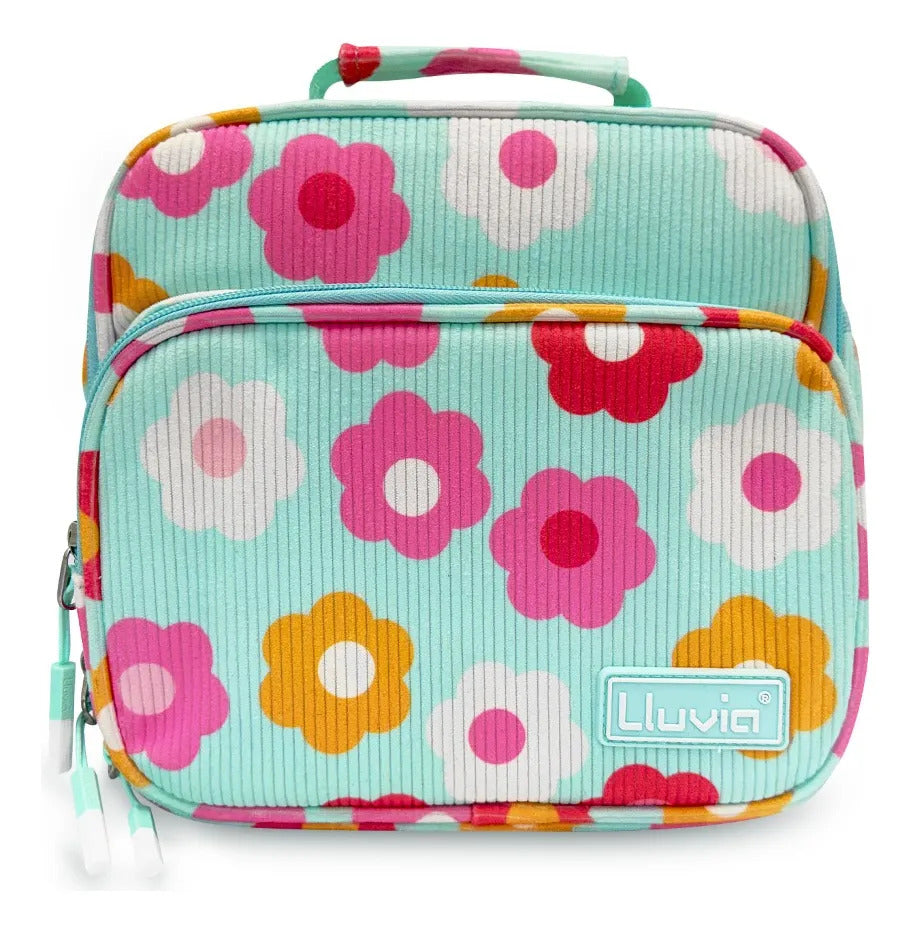 Set Escolar Lluvia Verde con Diseño Floral