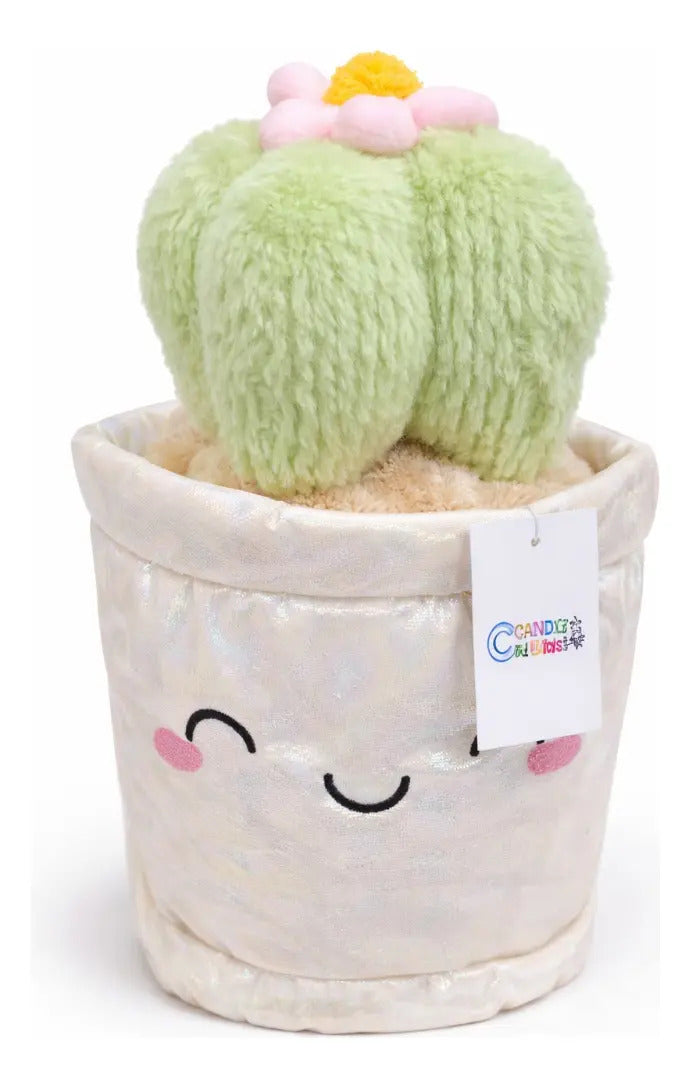 Peluche De Planta Lirio Margarita Y Cactus 28x15x15 Cm Candy