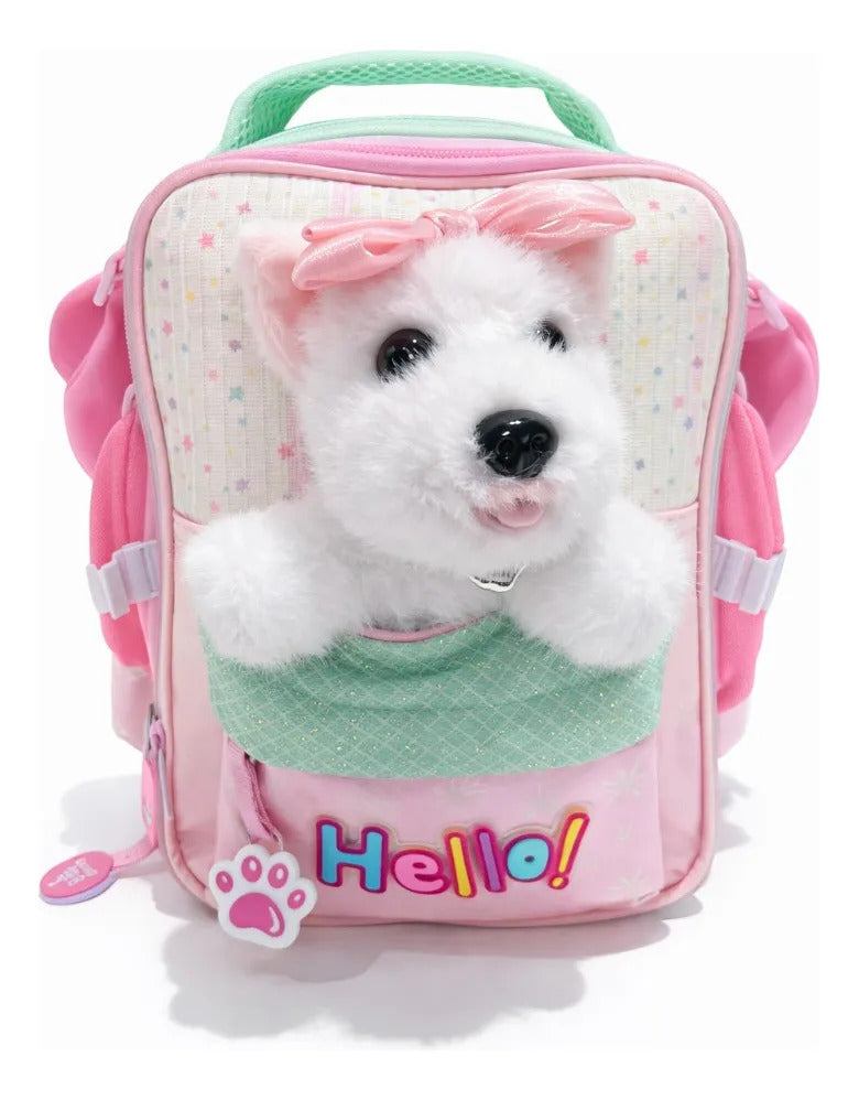 Lonchera Primaria Lluvia Con Perrito 3d Desmontable Adorable