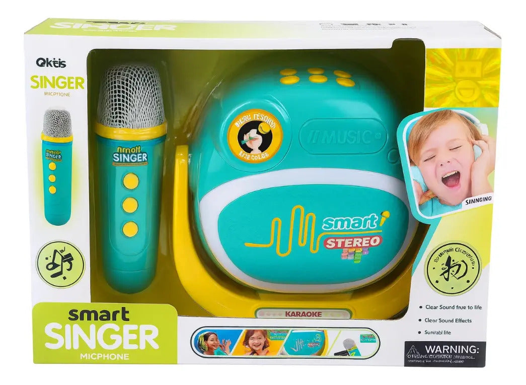 Micrófono Bluetooth Infantil Candy Toys Con Bocina Led