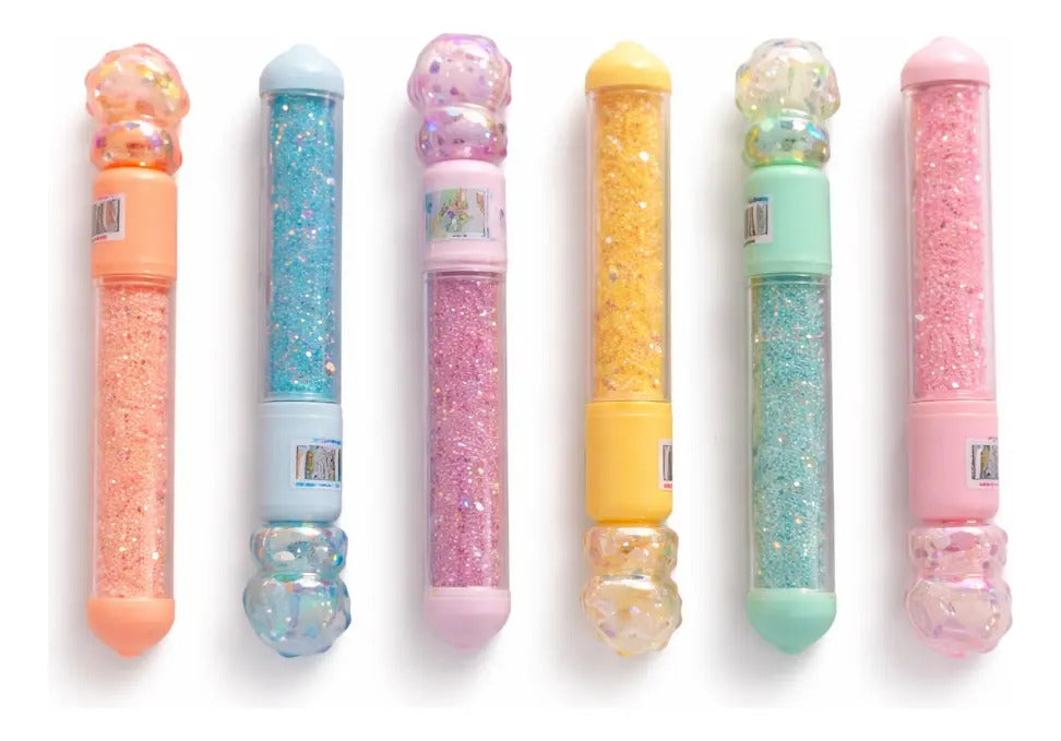 Marcatextos Kawaii 6 Piezas Tonos Pastel Tapa Dinosaurio