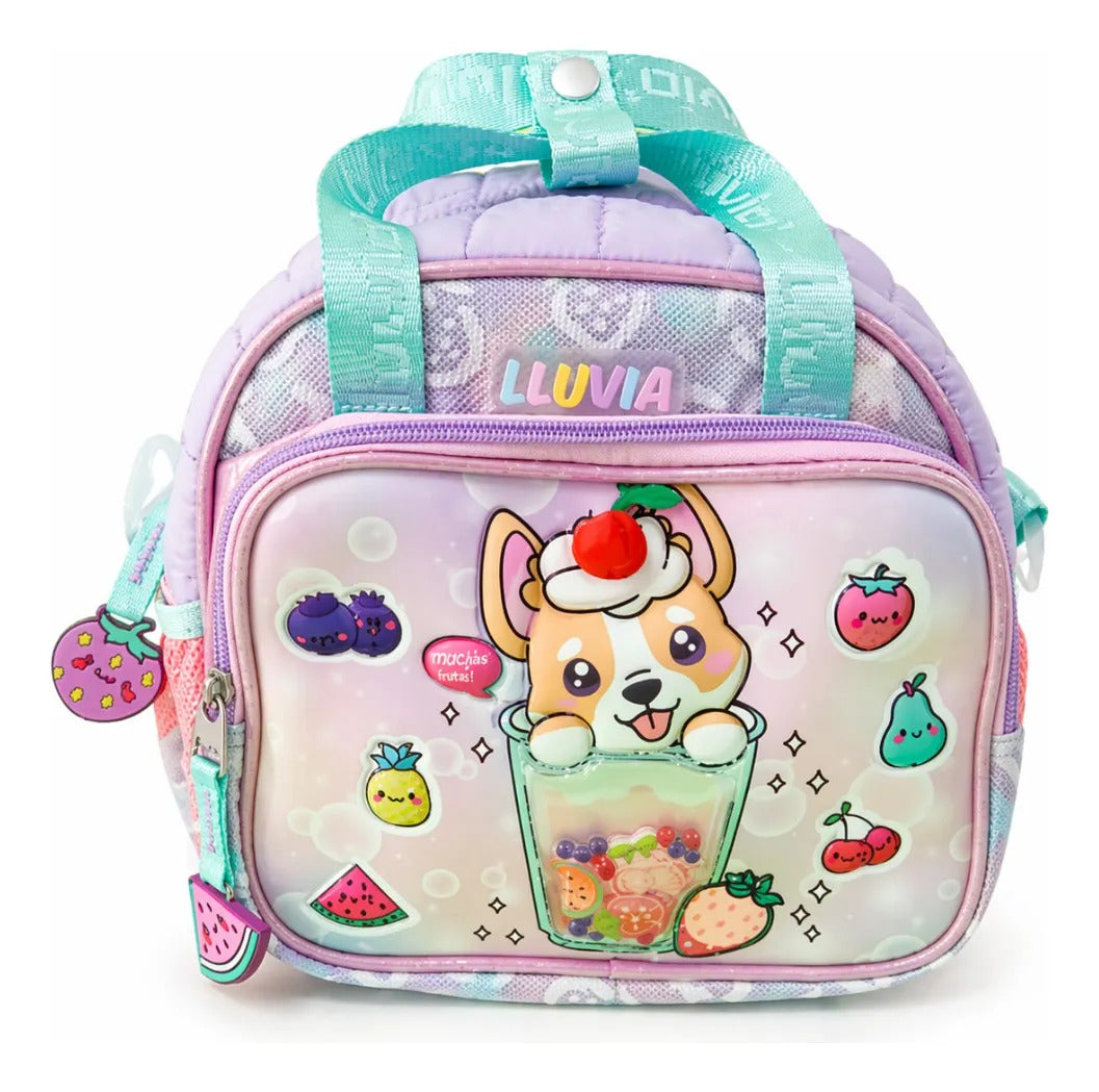 Lonchera Primaria Lluvia Con Diseño Divertido De Frutas