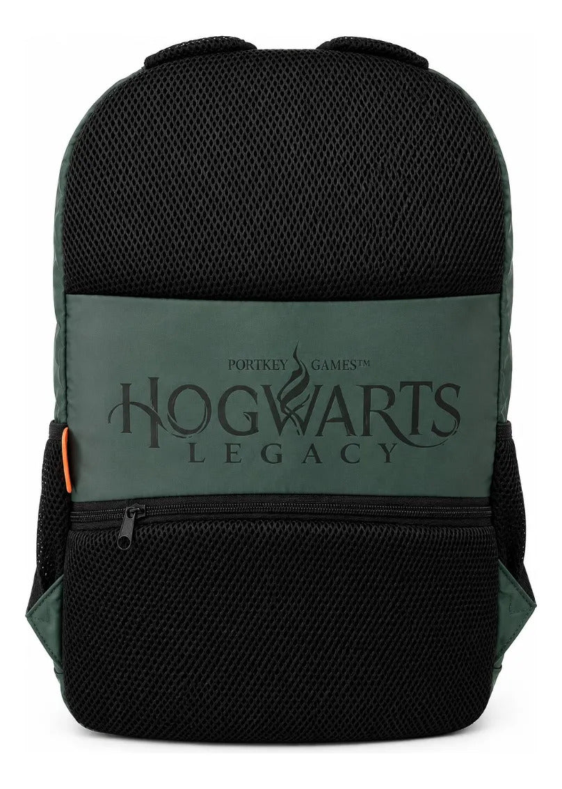 Mochila Escolar Yadatex Harry Potter Slytherin Verde Satinada