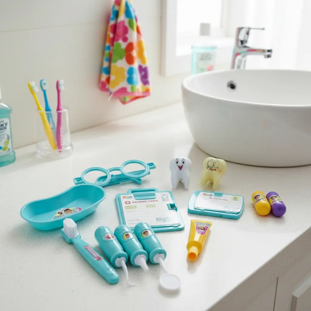 Juego De Dentista Para Niños Candy Toys 14 Piezas