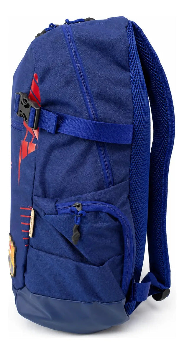 Mochila Fc Barcelona Azul Deportiva Con Tres Compartimientos