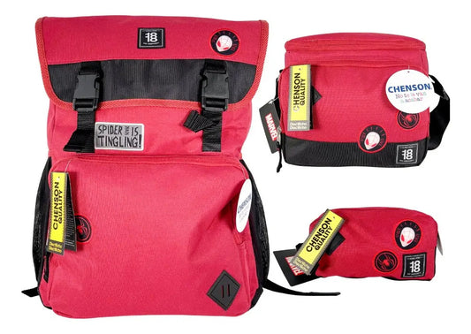 Mochila Primaria 3 Piezas Marca Chenson Spider