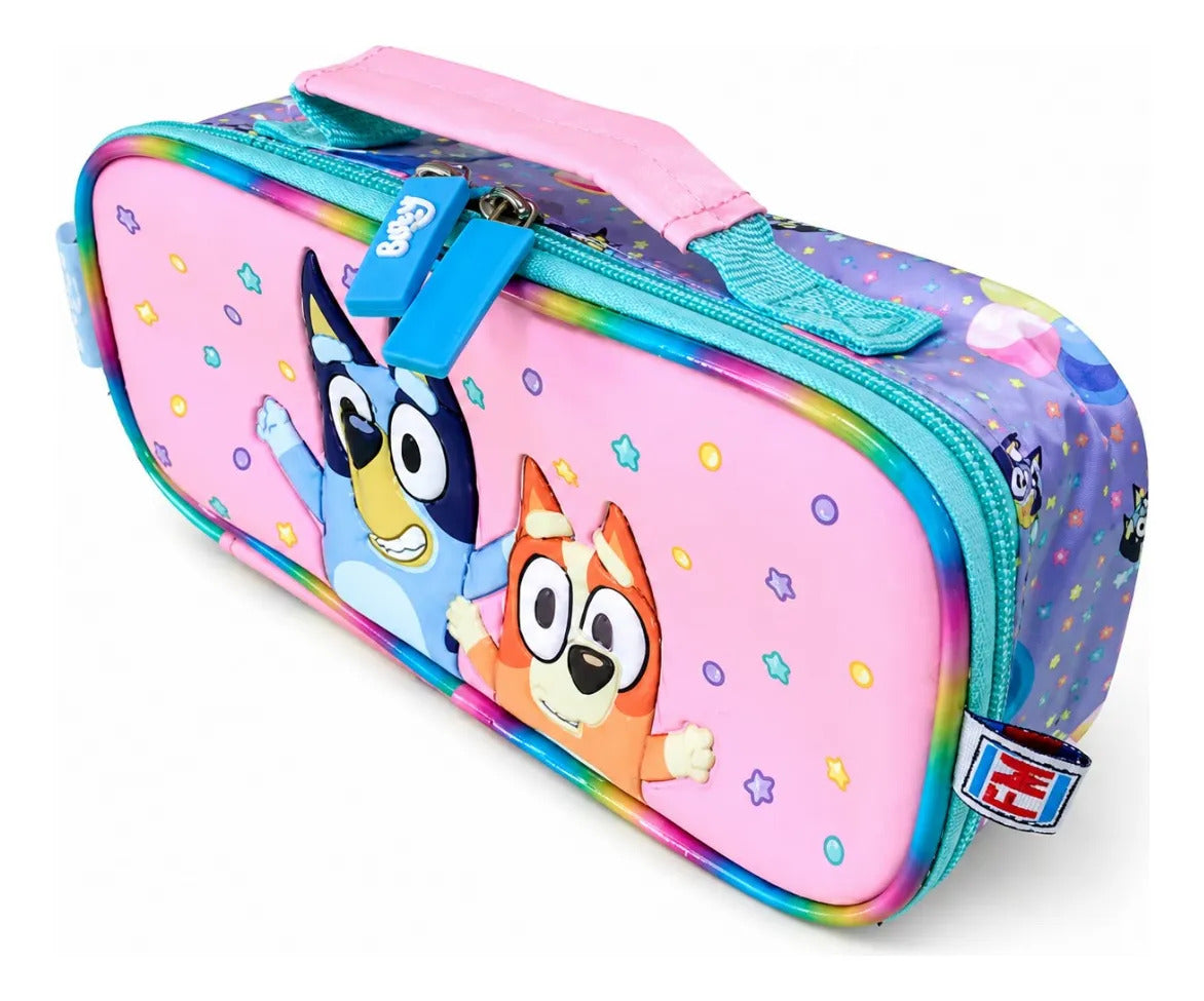 Set Mochila Kinder Bluey & Bingo Fotorama Tres Piezas