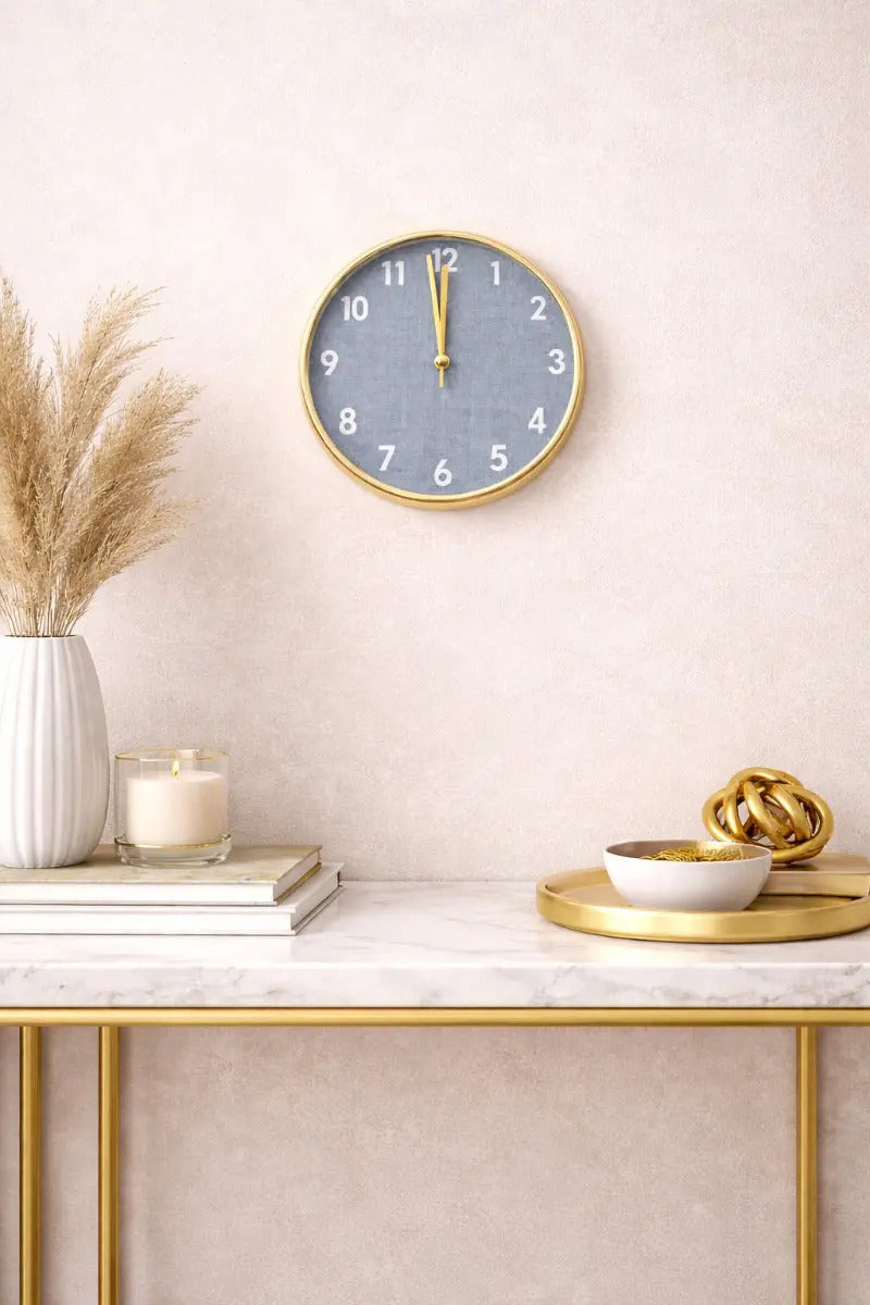 Reloj De Pared 29x4x29 Cm Diseño Elegante Para Hogar Oficina