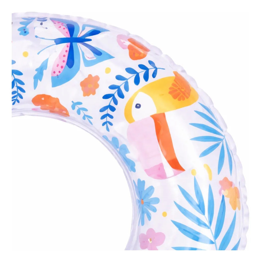 Salvavidas Sun Club 60 Cm 3 Colores Azul Blanco Amarillo