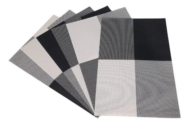 Manteles Individuales 6 Piezas Diseño Moderno Multicolor