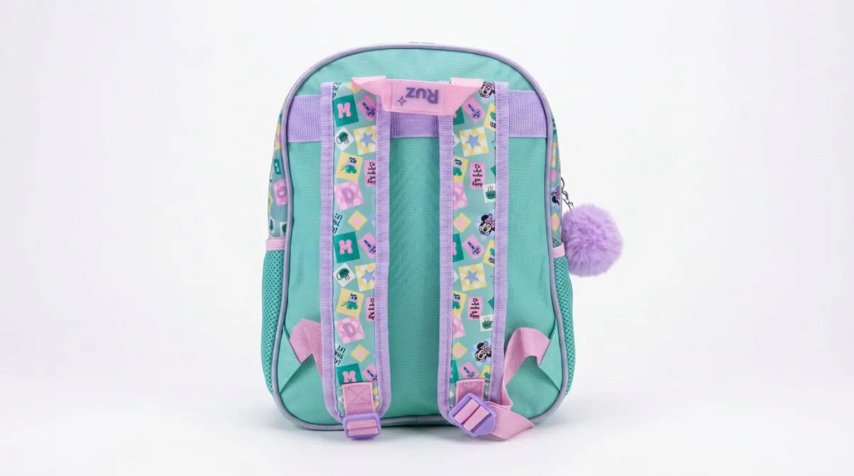 Mochila Kinder Ruz Minnie Mouse Daisy Duck Colores Pastel
