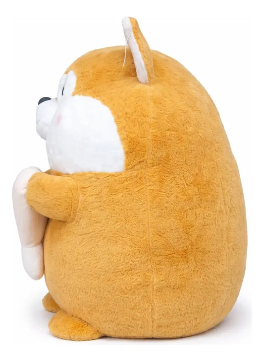 Peluche Perrito Shiba Inu O Pug Grande 45×36×39 Cm Candytoys