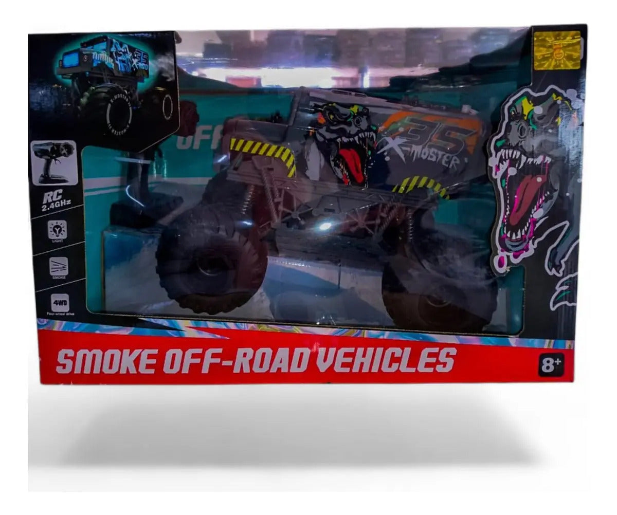 Camión A Control Remoto Candy Toys 4wd Con Efecto Vapor