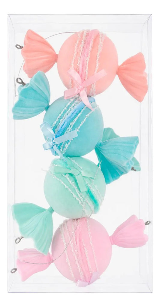Caramelos Navideños Lluvia Pastel 12 Piezas