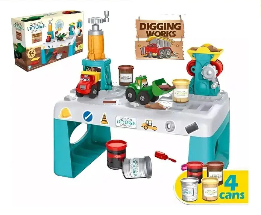 Set De Plastilina De Construcción Con 42 Piezas Candy Toys