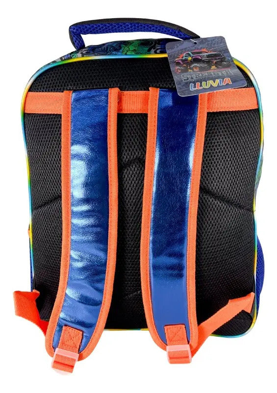 Mochila Primaria 3 Piezas Marca Lluvia Monster
