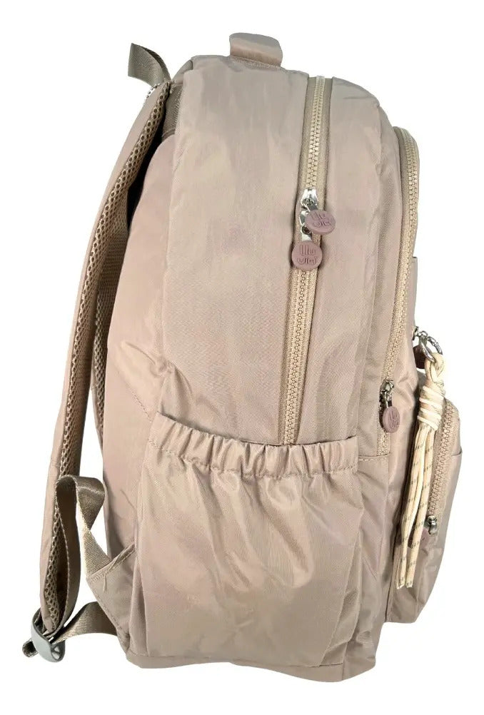Mochila Juvenil Marca Lluvia Marrón Claro